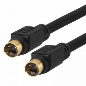 S-Video кабел позлатен (SVHS) 4-PIN SVideo кабел