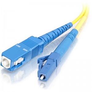 LC / SC Plenum Rated 9/125 симплексен еднорежимен влакнест кабел